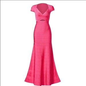 Herve Leger S bandage evening gown